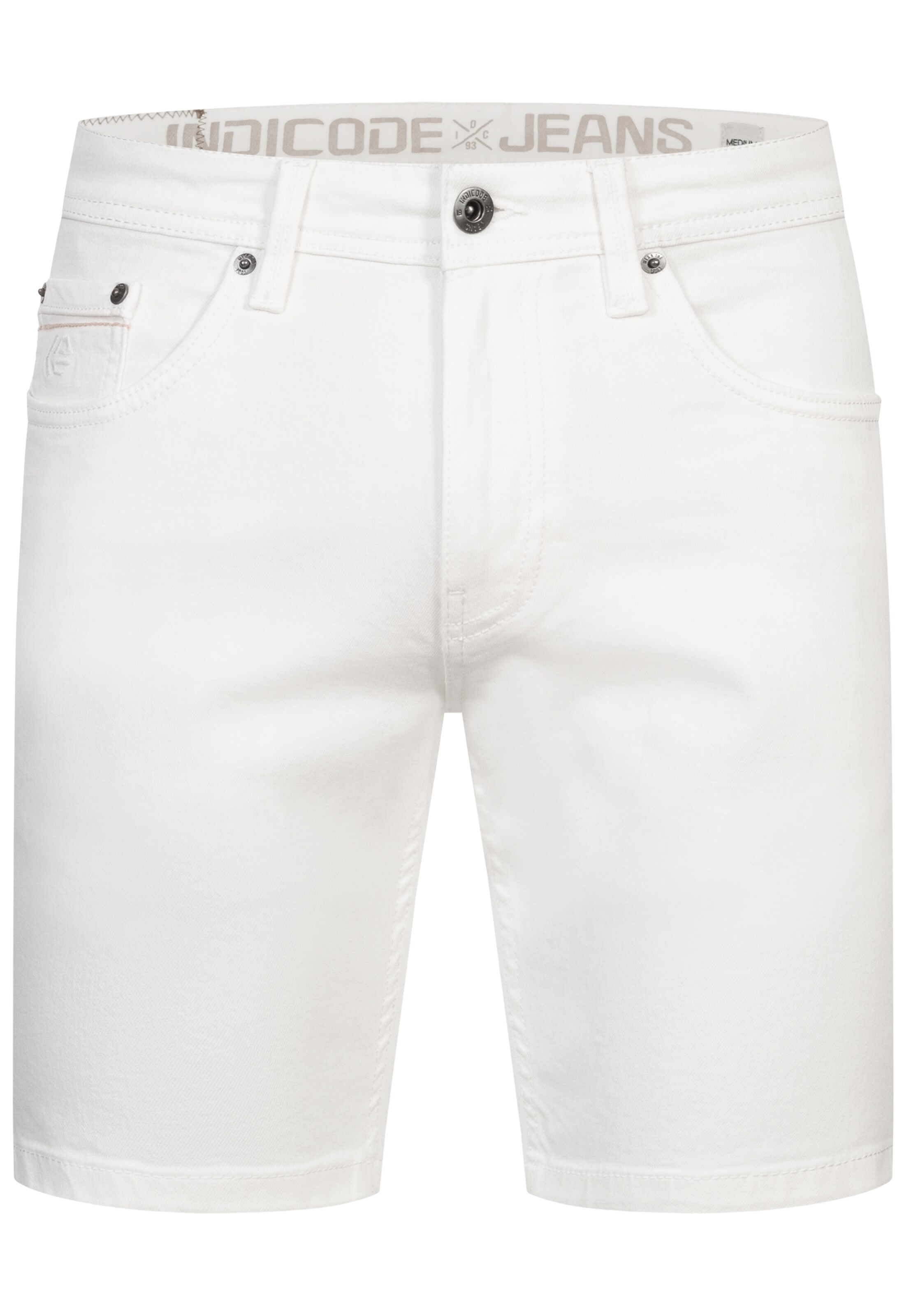 INDICODE JEANS Jeans 'Symon' in White: front
