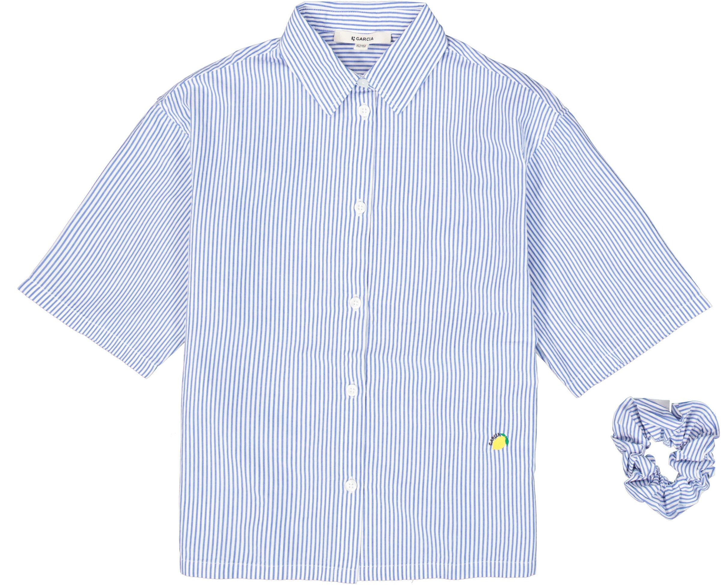 GARCIA Bluse in Blau: Vorderseite