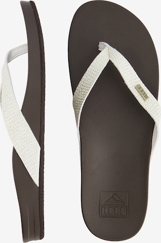 REEF T-Bar Sandals 'Cushion' in White