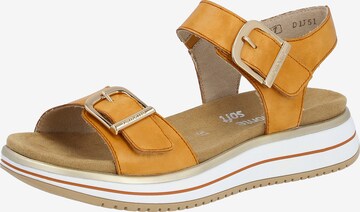 REMONTE Strap Sandals 'D1J51' in Orange: front
