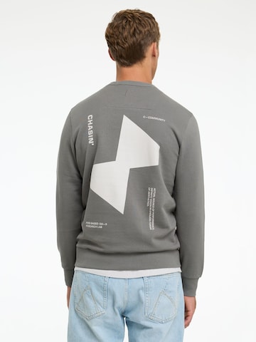 CHASIN' Sweatshirt ' Toby Wave ' in Grey