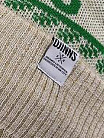 DJINNS Sapka 'Winter Jacquard' - bézs