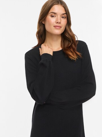 VILA Knitted dress 'VIRIL' in Black