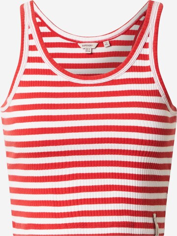 Superdry Top in Rood: voorkant