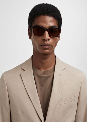 Coupe regular Veste de costume 'PARIS' MANGO MAN en beige