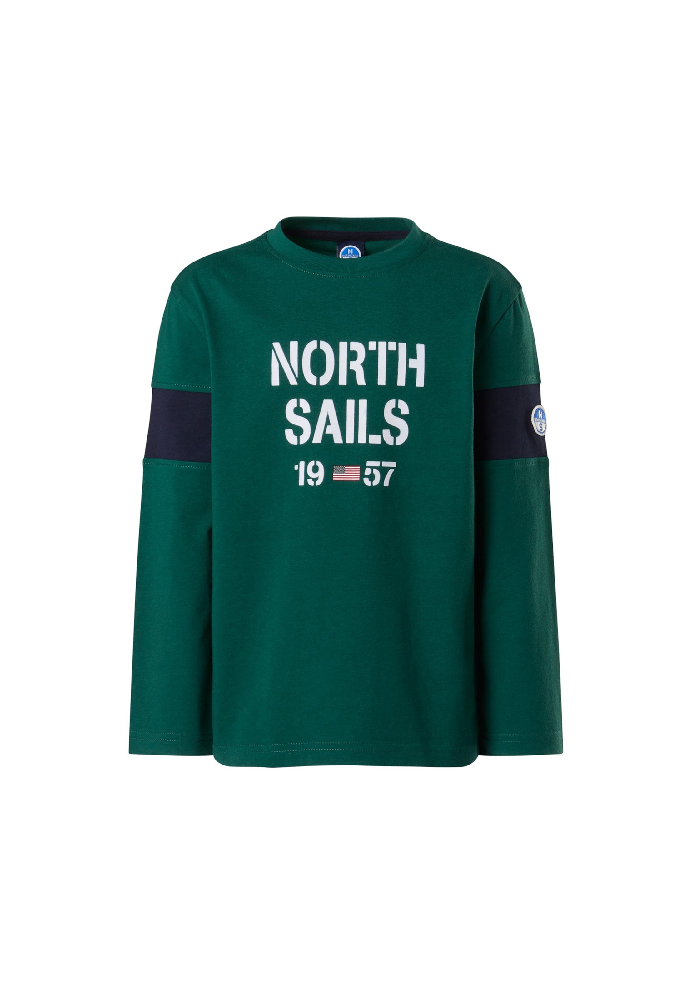 North Sails T-Shirt in Grün: Vorderseite
