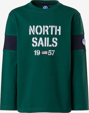 North Sails T-Shirt in Grün: Vorderseite