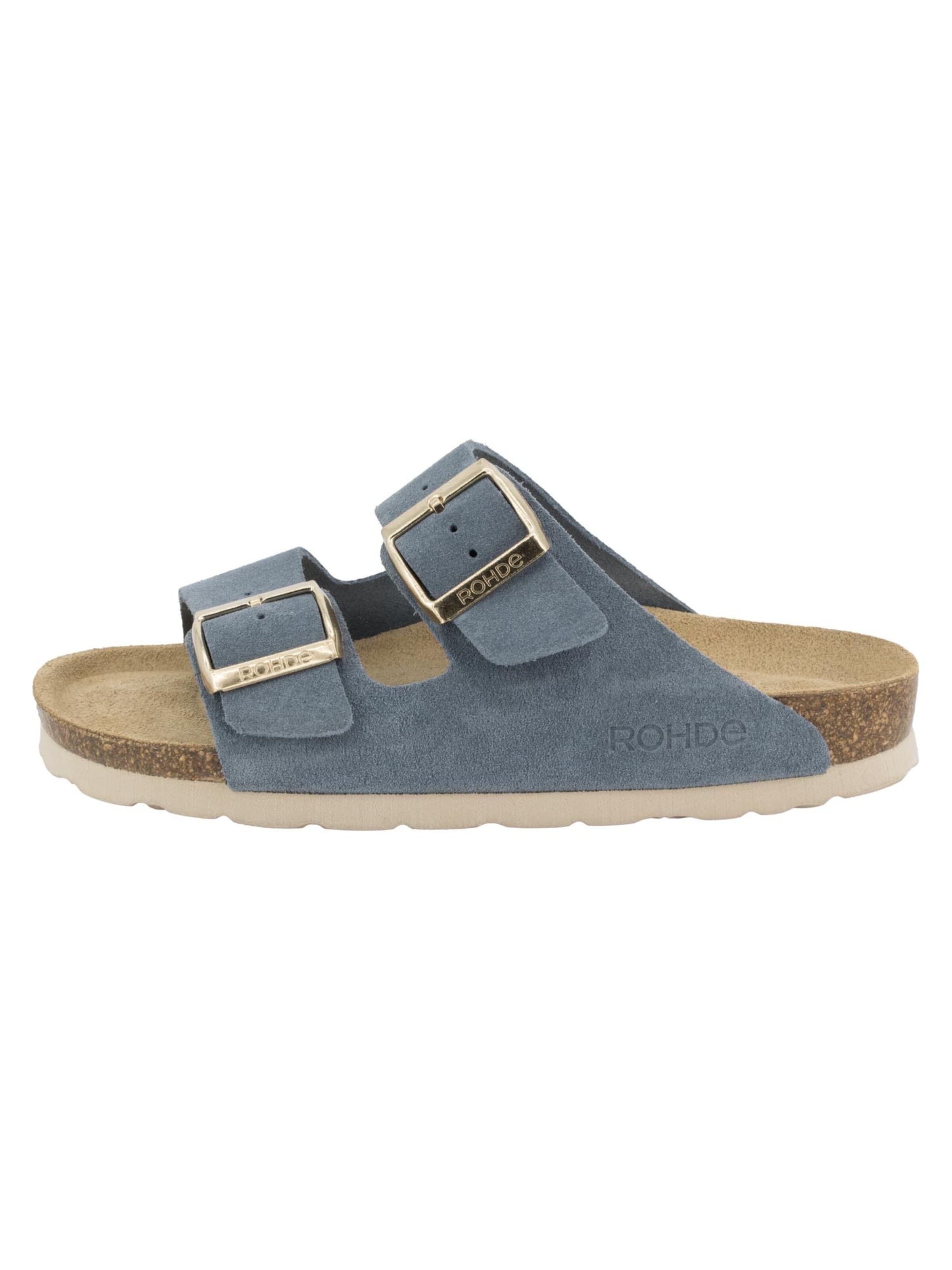 Mule 'Alba' ROHDE en bleu : devant