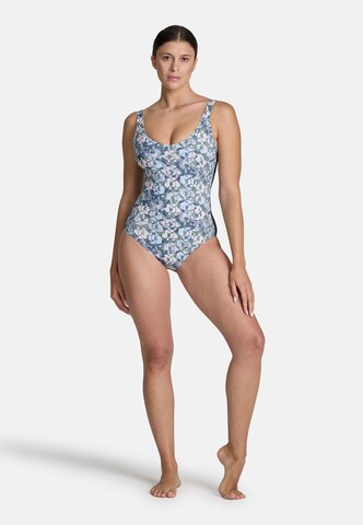 ARENA Bustier Badeanzug 'BODYLIFT CHIARA' in Blau