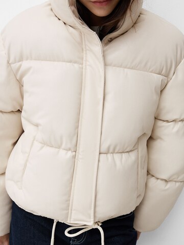 Veste mi-saison Bershka en beige