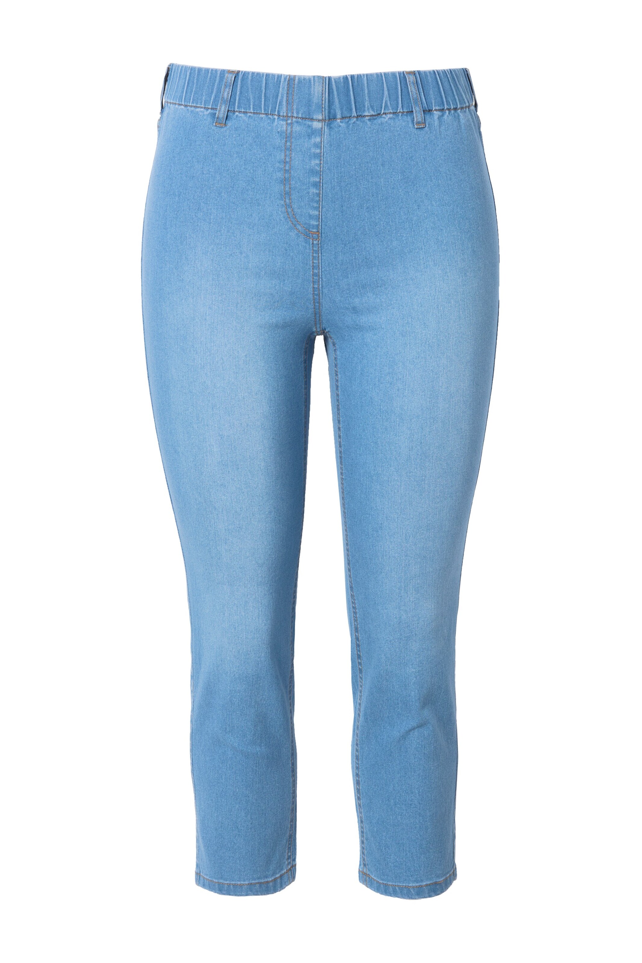 Ulla Popken Slimfit Jeggings σε μπλε: μπροστά