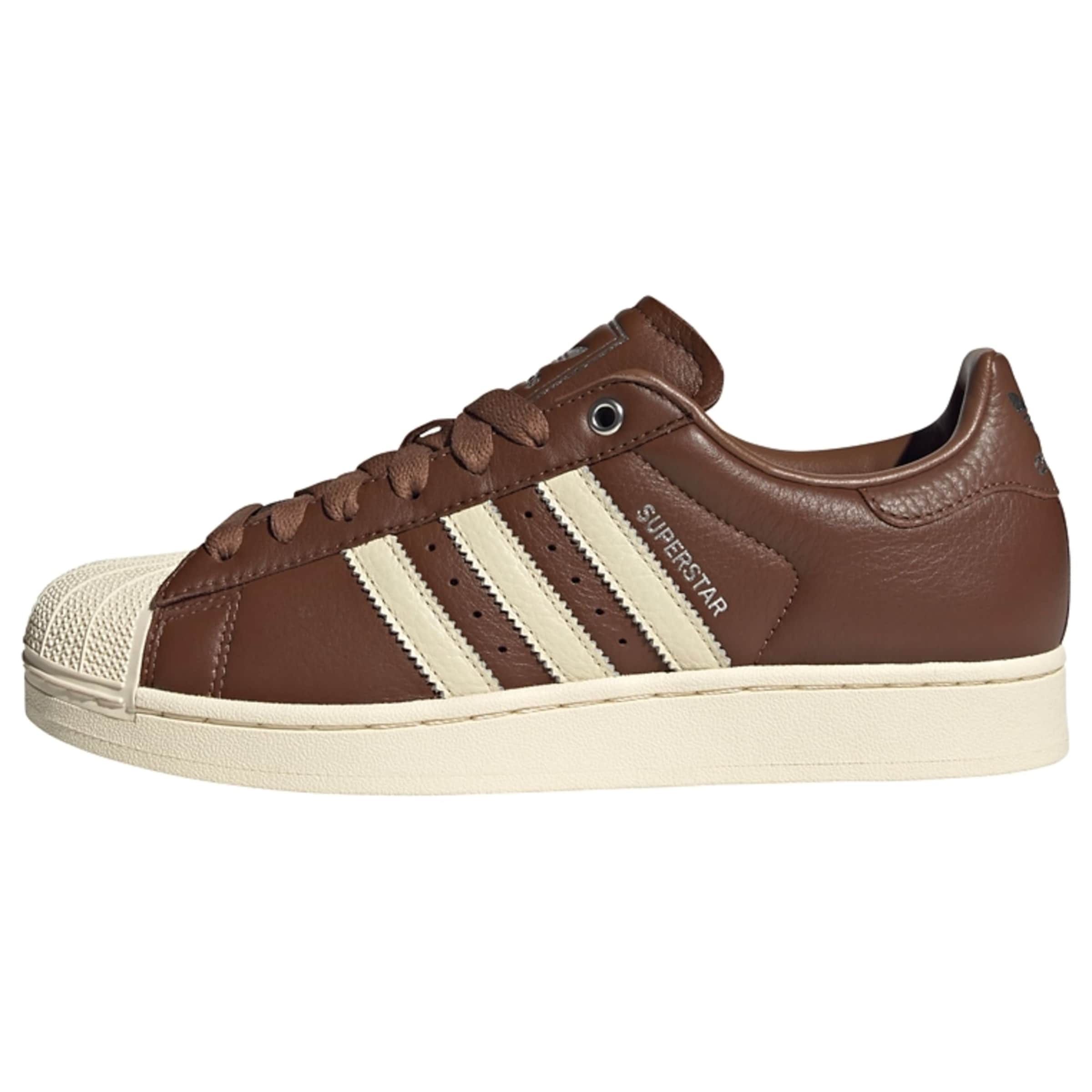 Baskets basses 'Superstar II' ADIDAS ORIGINALS en marron : devant