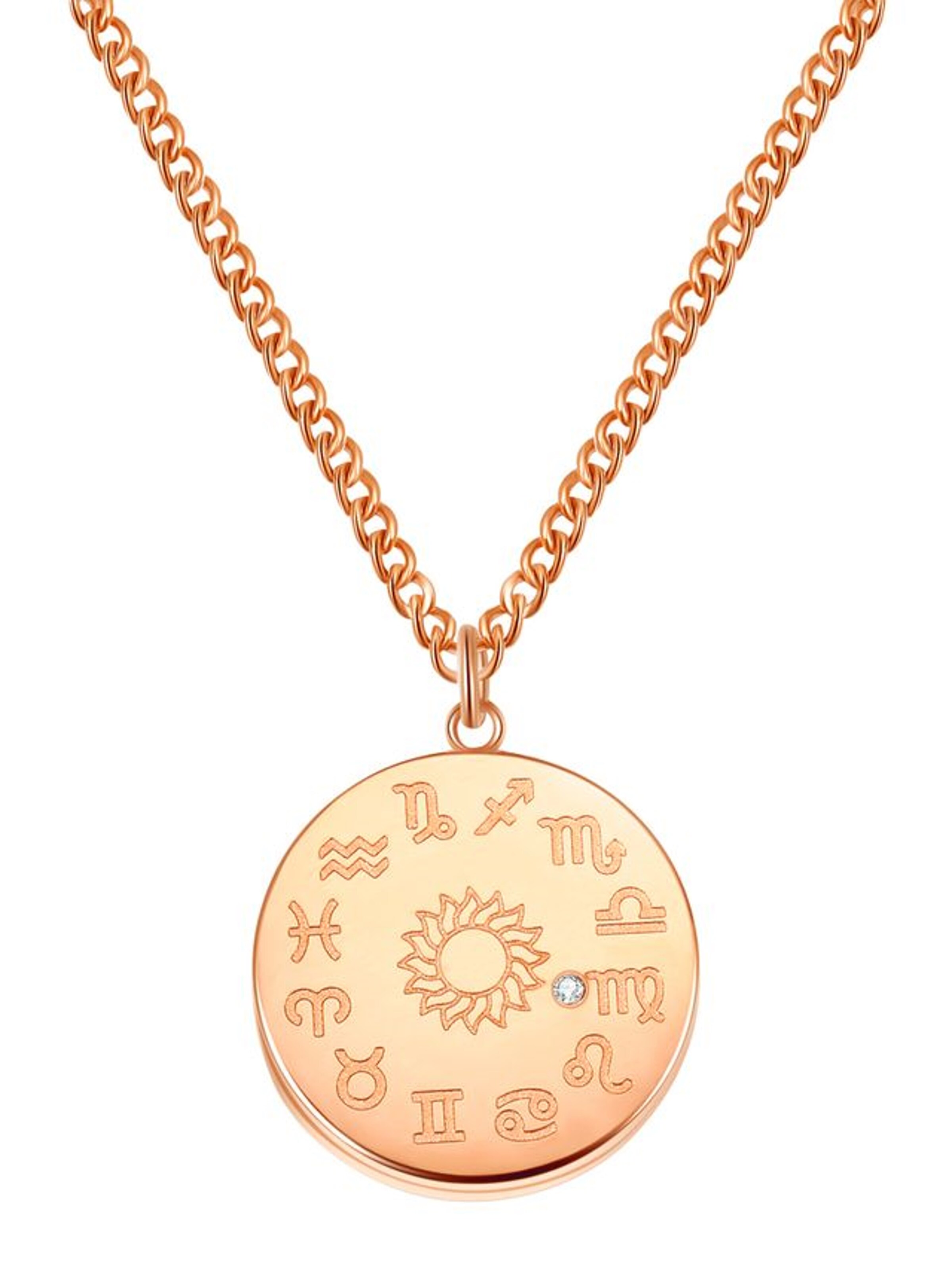 Hey Happiness - Cadena 'Radiant Virgo' en oro