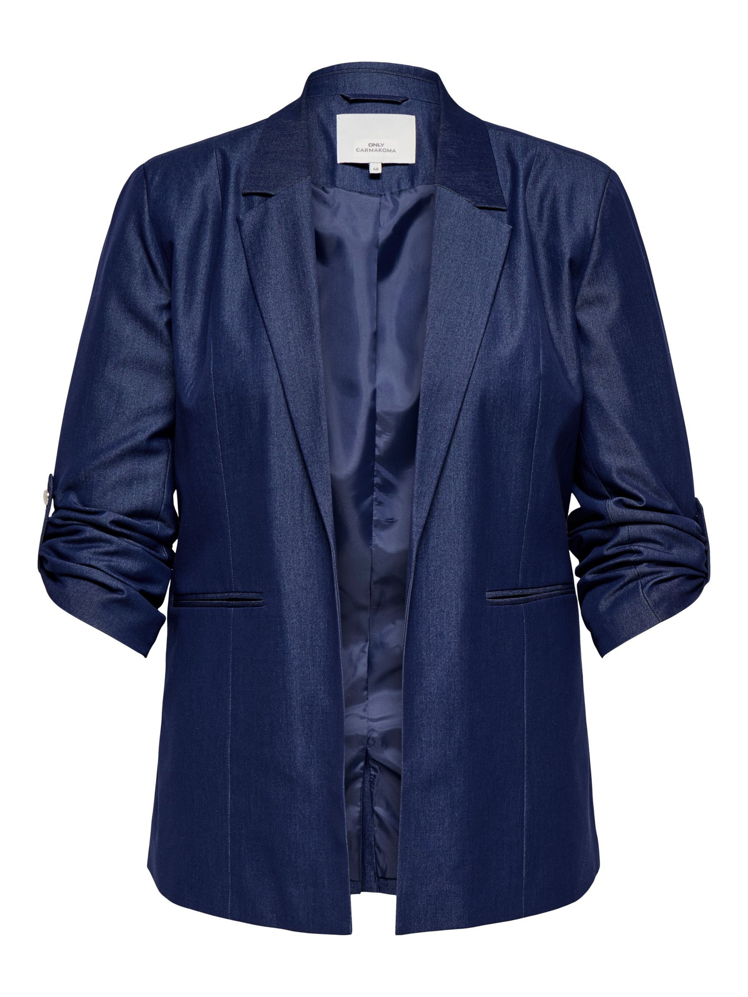 ONLY Carmakoma Blazer 'CARKAYLE-IRIA' in Blue: front