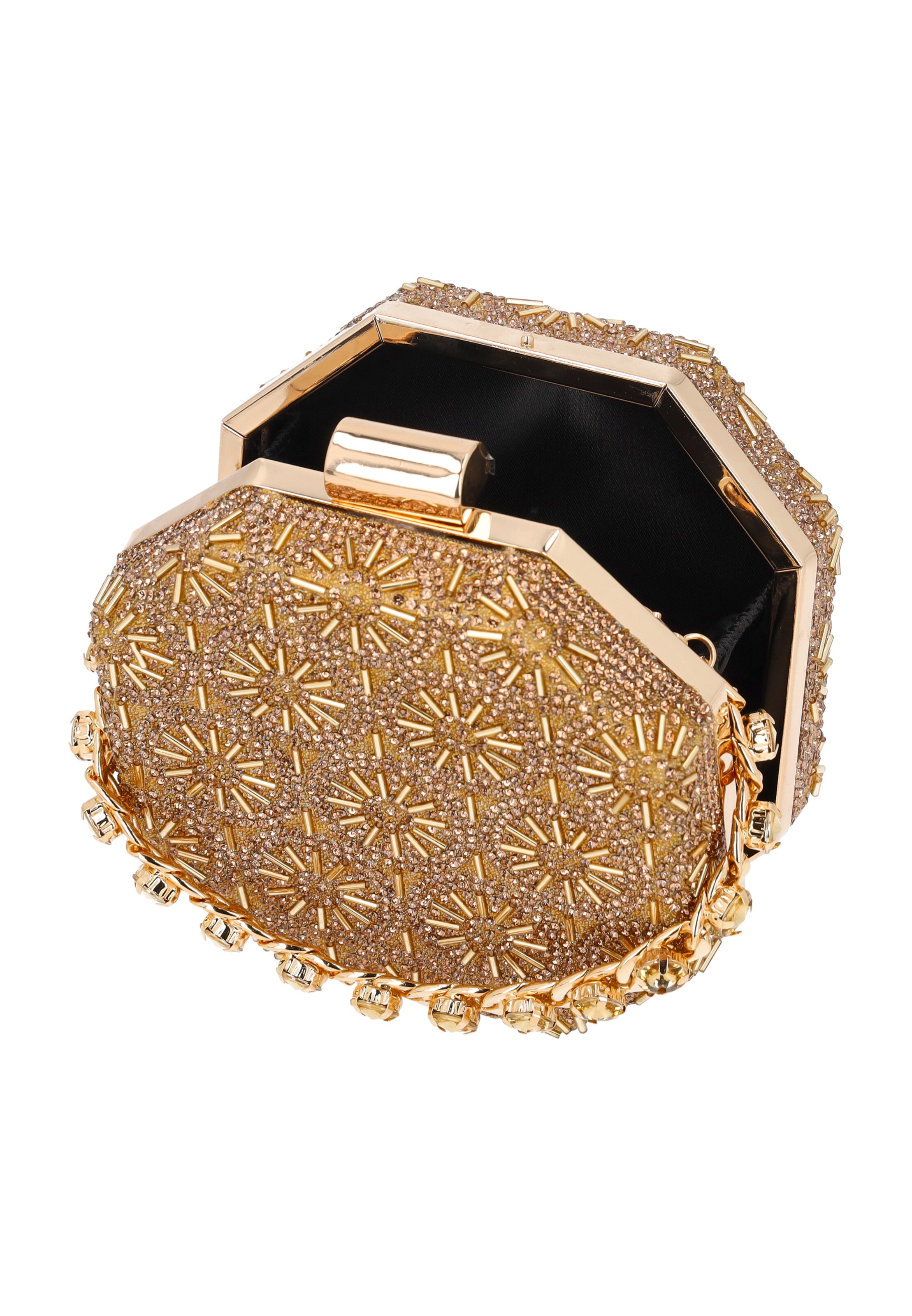 usha BLACK LABEL Clutch in Gold