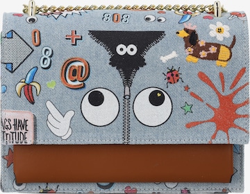 MYMO - Bolso de hombro 'Eye Theme' en azul: frente
