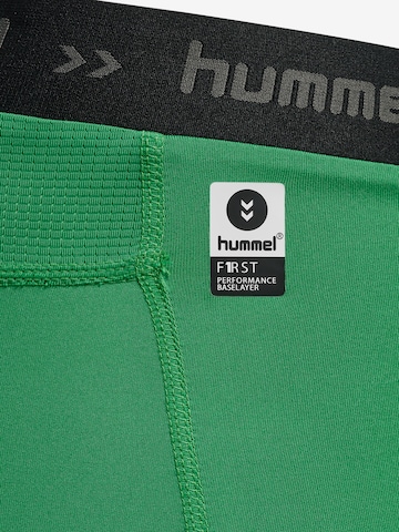 Hummel - Skinny Pantalón deportivo en verde