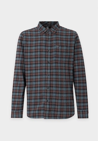 Volcom Средняя посадка Рубашка 'CADEN PLAID' в Синий: спереди