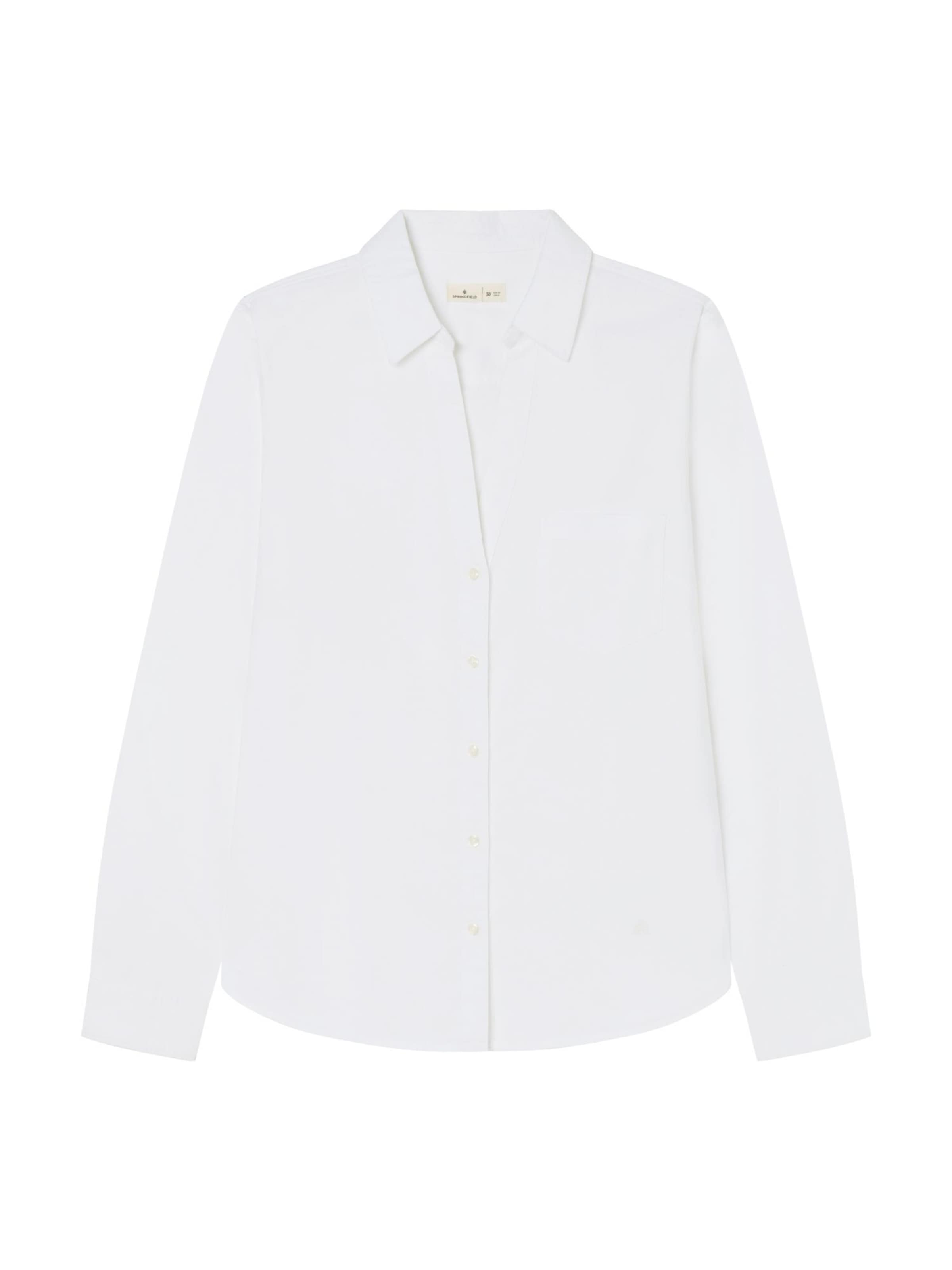 Camicia da donna di Springfield in bianco: frontale