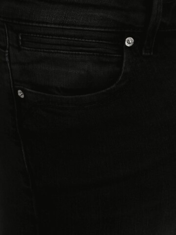 ONLY Carmakoma Slimfit Jeans 'Karla' in Schwarz