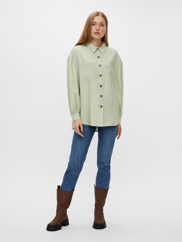PIECES Blouse 'Elli' in Green
