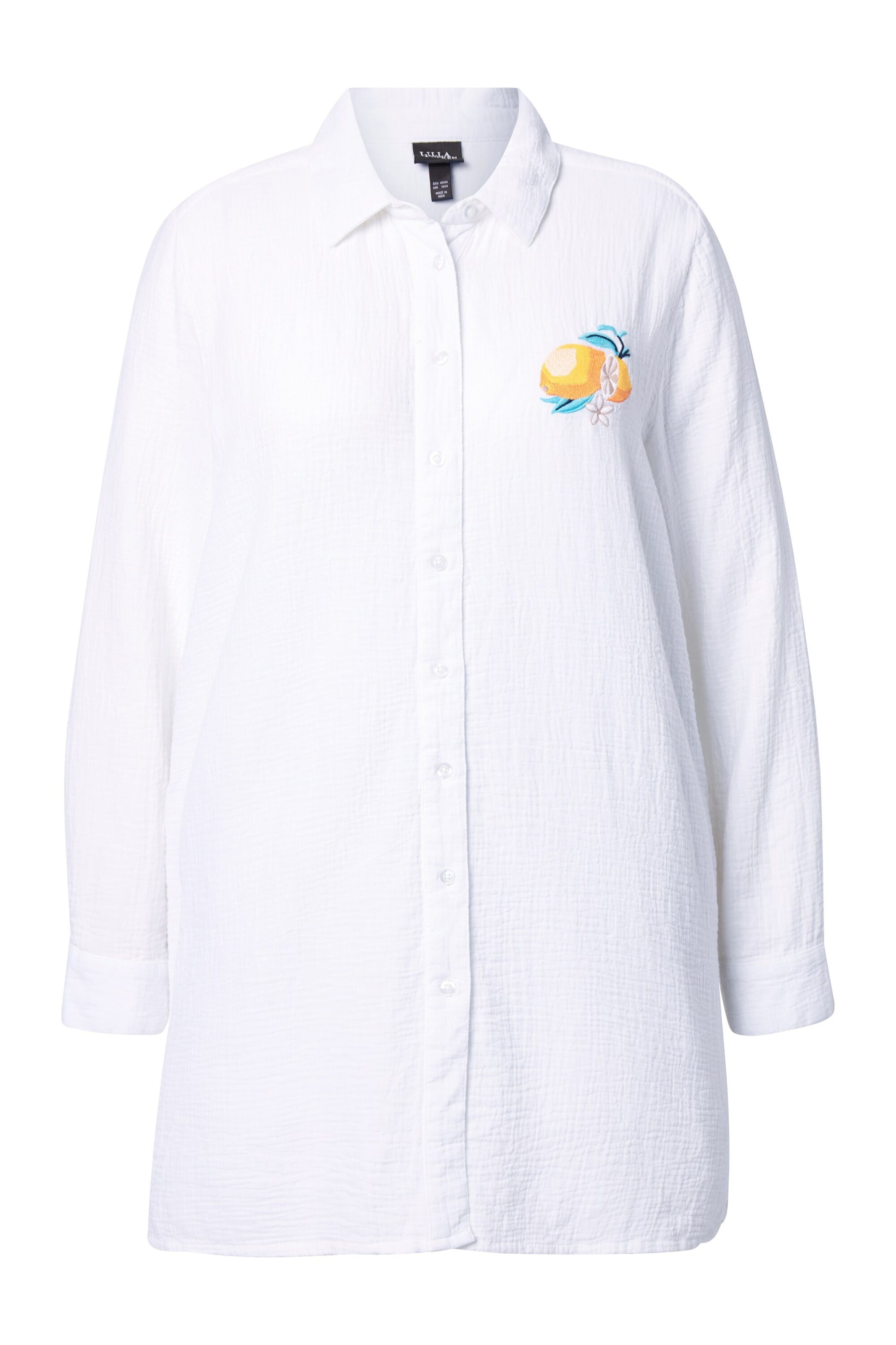 Ulla Popken Blouse in Wit: voorkant