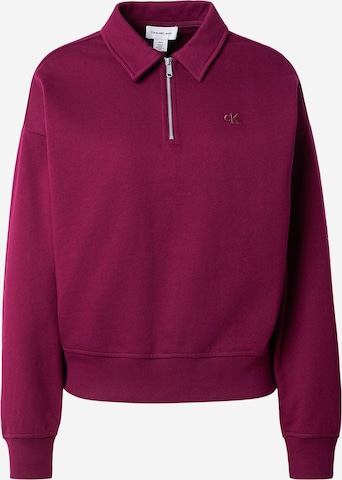 Calvin Klein Jeans Sweatshirt i lilla: forside