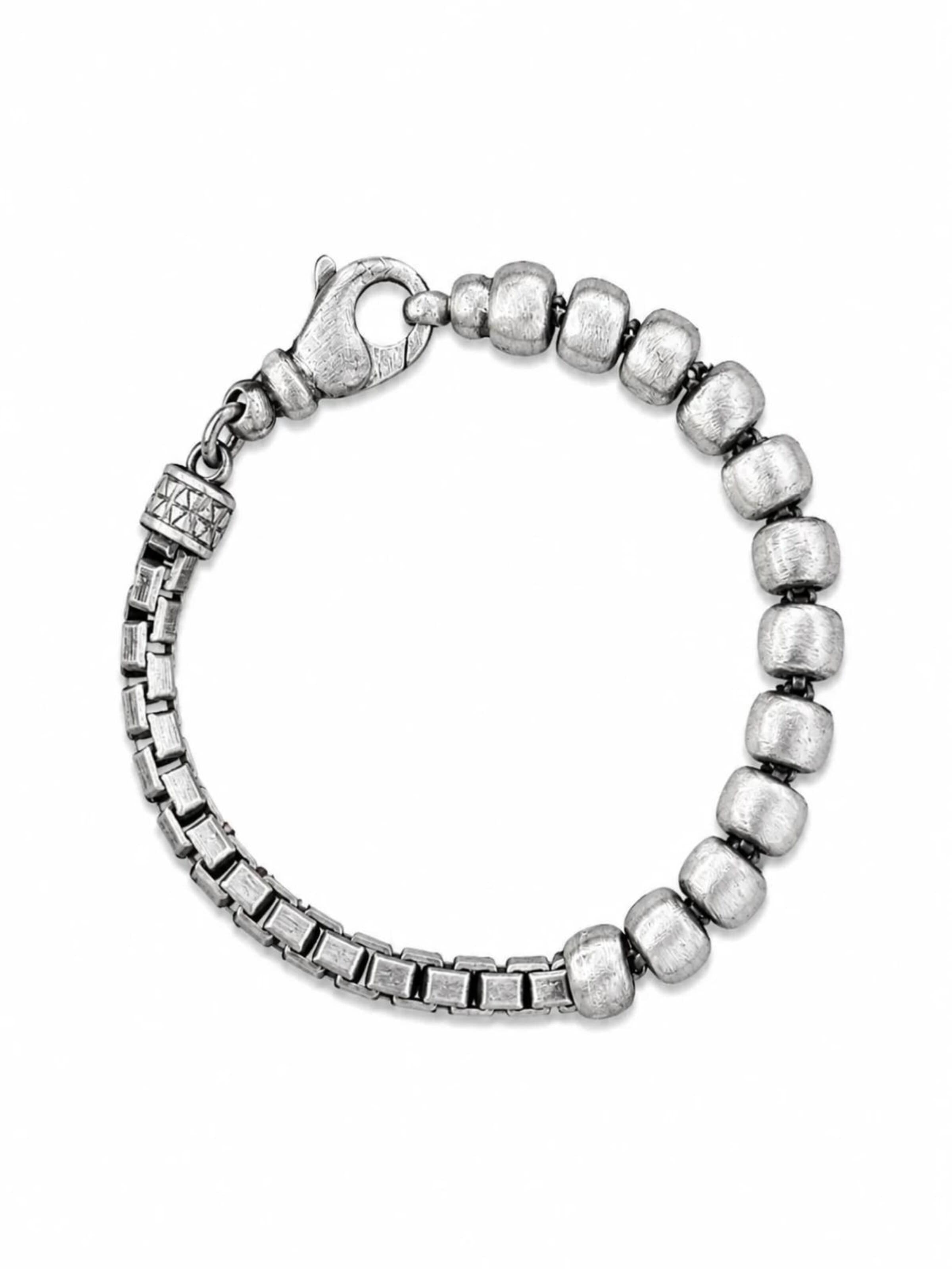 REYTEL - Pulsera 'HELDMUT' en plata: frente