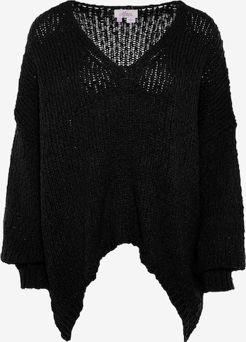 Pull-over aleva en noir : devant