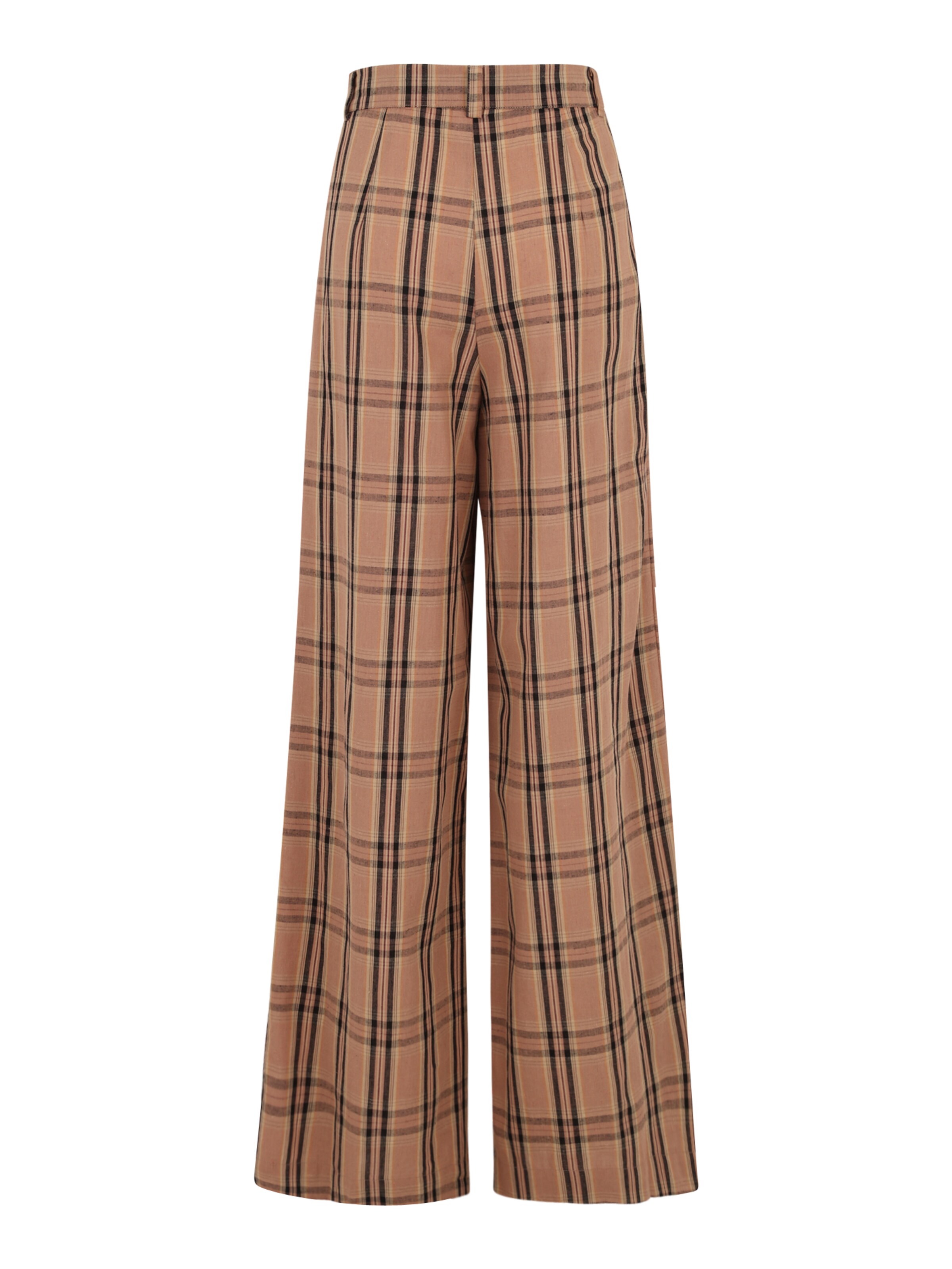 Noisy May Tall Loose fit Pleat-front trousers 'NMCORRINE' in Brown