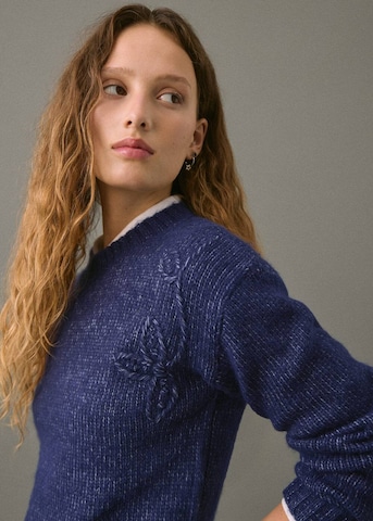 MANGO TEEN Sweater 'Cashe' in Blue