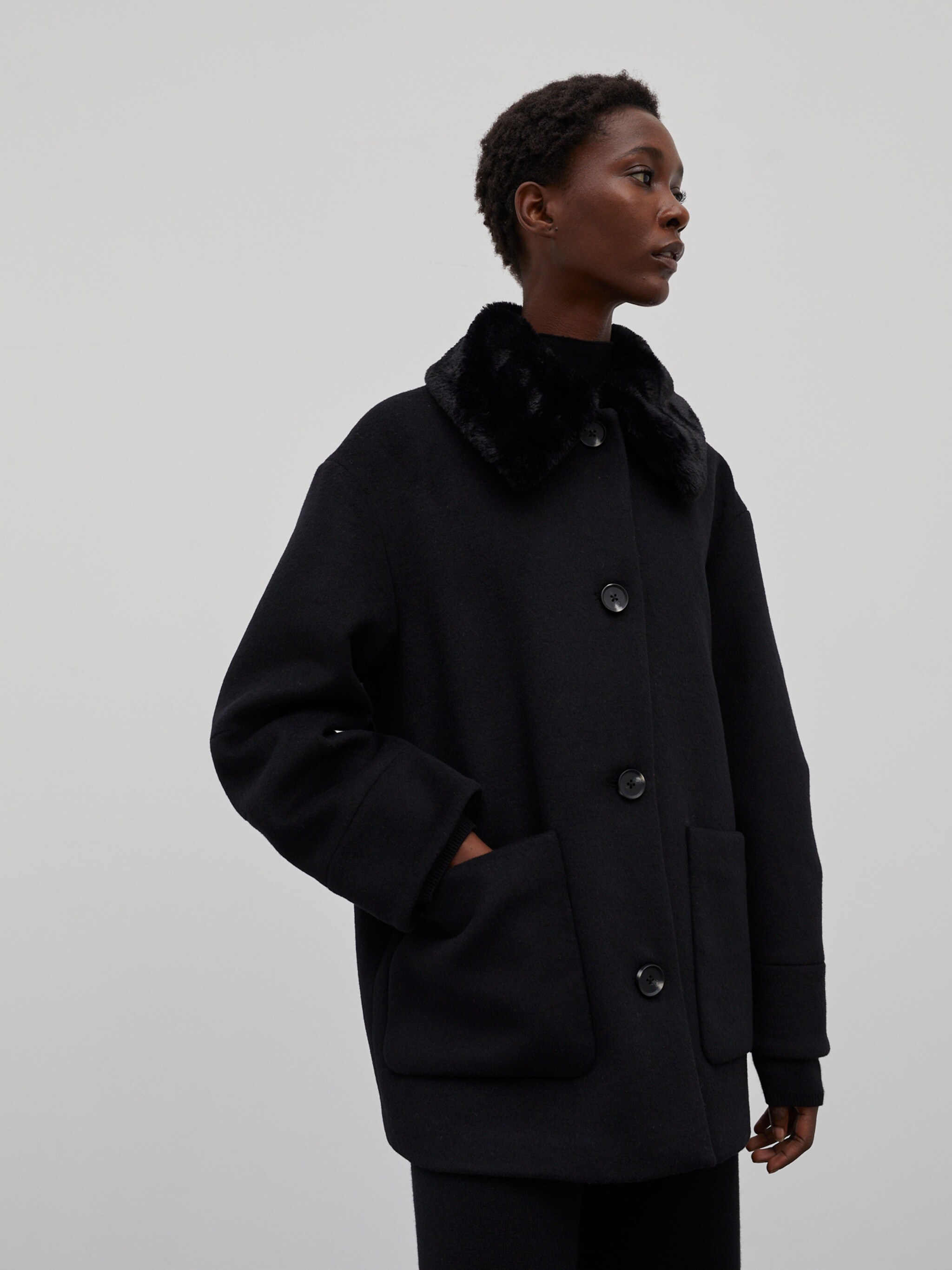EDITED Produits Veste d’hiver 'Jessy' noir