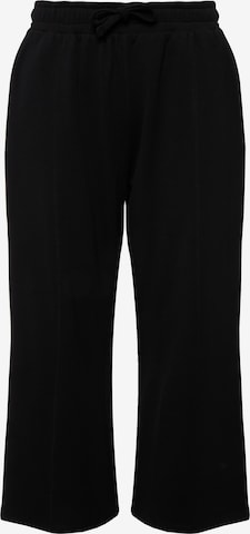 Pantalon Ulla Popken en noir : devant