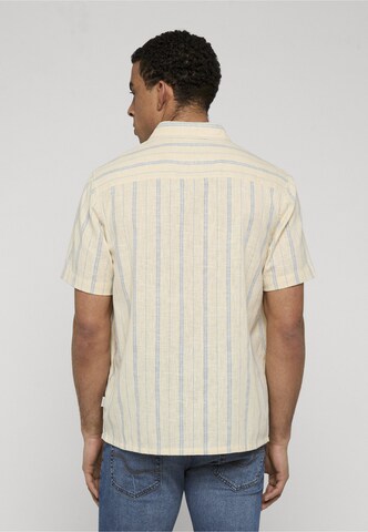 Coupe regular Chemise 'Juliano' INDICODE JEANS en beige