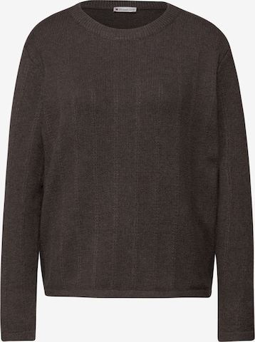 STREET ONE Pullover in Braun: Vorderseite