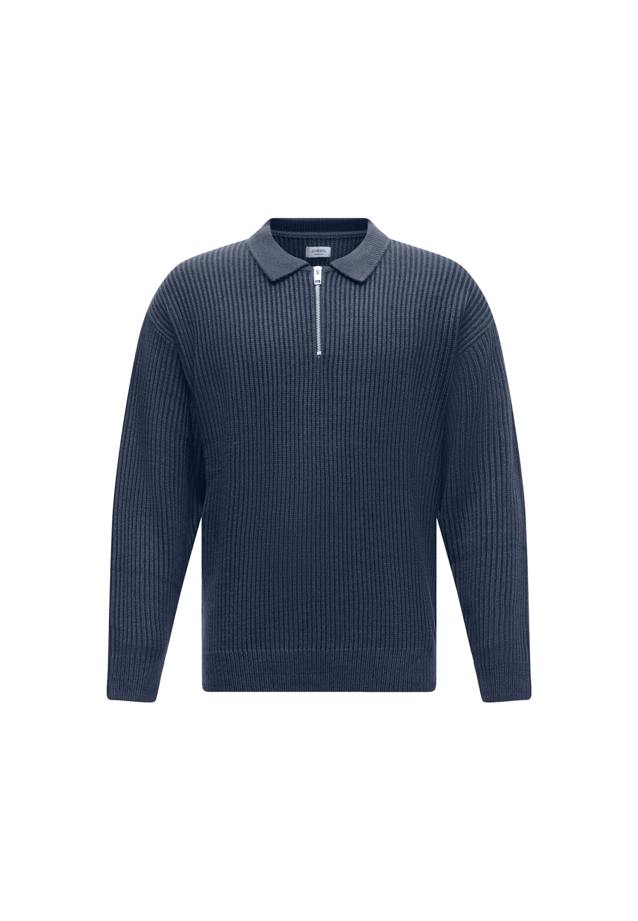 Pull-over 'JREBLOGAN' JJ Rebel en bleu : devant