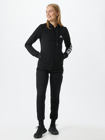 ADIDAS SPORTSWEAR Tracksuit in Black: front