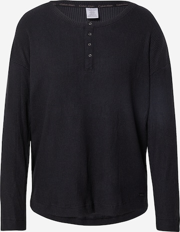 Calvin Klein Underwear - Camisa de pijama em preto: frente