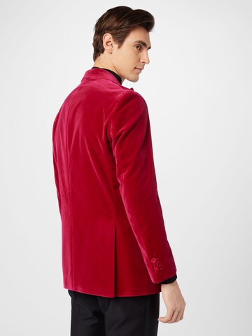 Coupe regular Veste de costume 'Farris' Oscar Jacobson en rouge