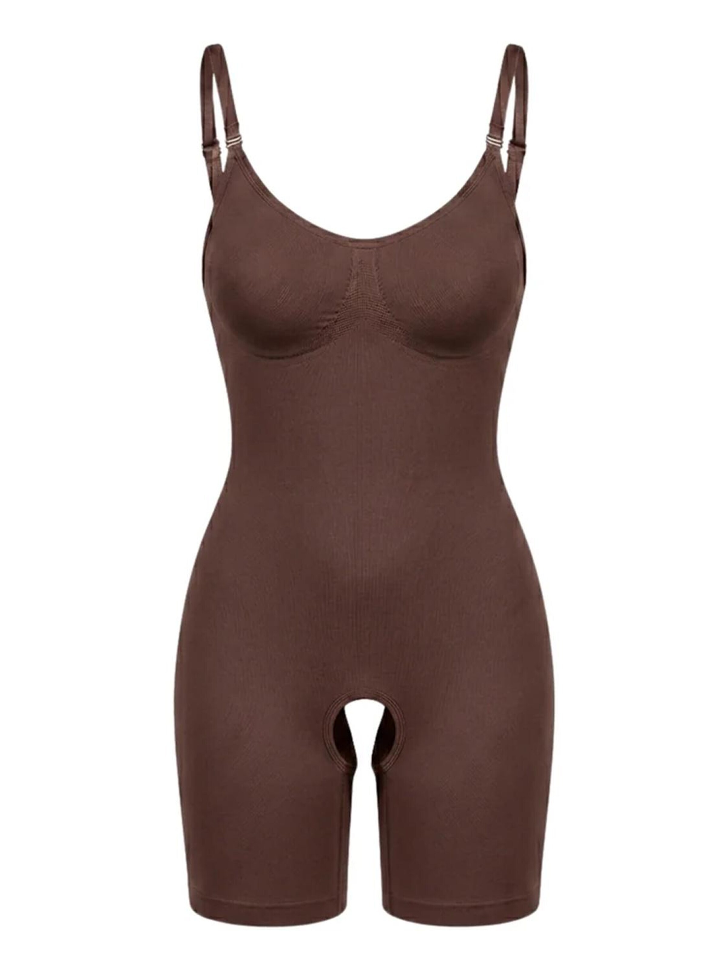 Body modelant 'Body met pijpjes' Shapetape en marron : devant