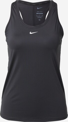 NIKE - Top deportivo en negro: frente