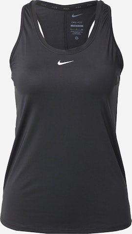 NIKE Sports Top in Black: front