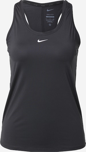Sport top NIKE pe negru / alb, Vizualizare produs