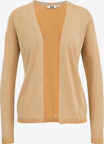 Cardigan WE Fashion en jaune : devant