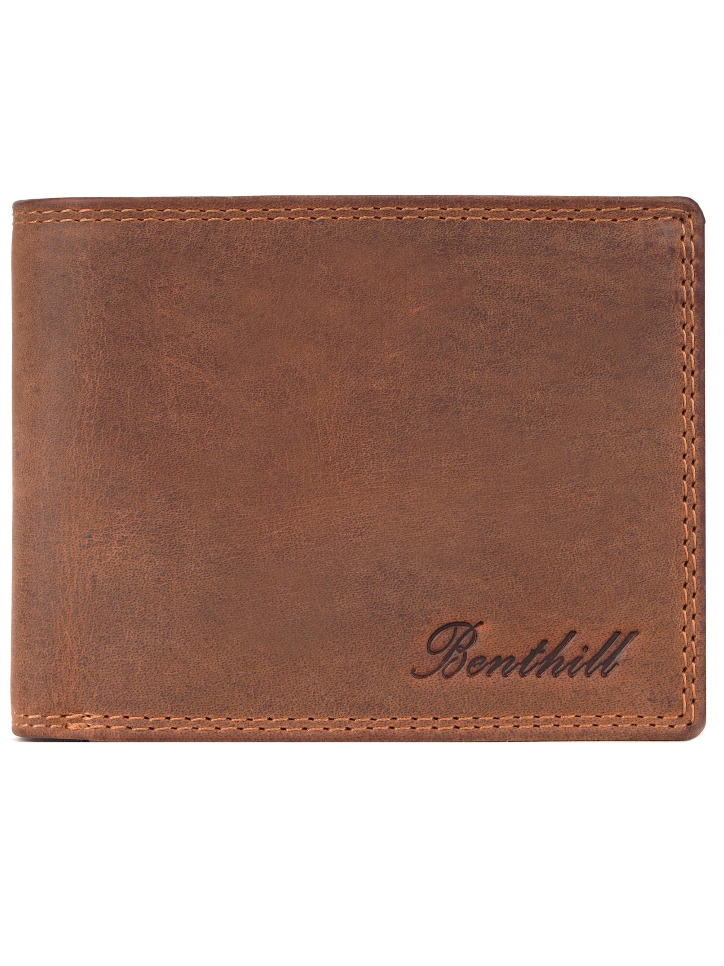 Benthill Wallet in Brown: front