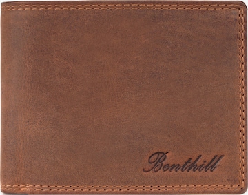 Benthill Wallet in Brown: front