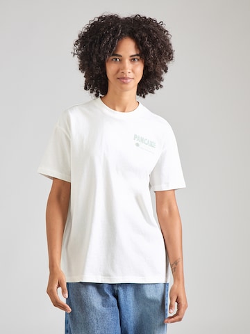 T-shirt Sublevel en blanc : devant