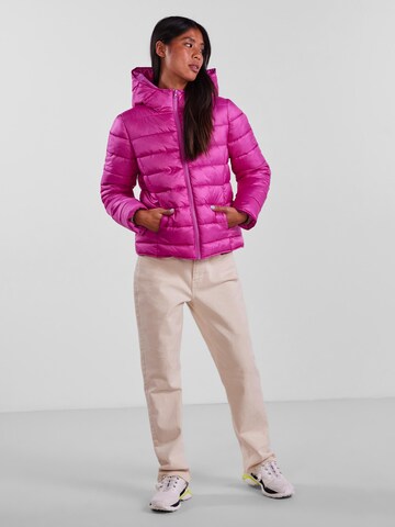 PIECES Between-Season Jacket 'BIRDIE' in Pink