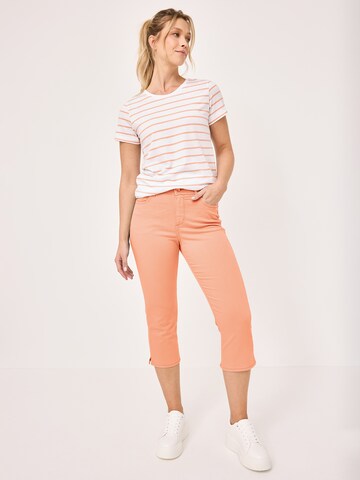 PADDOCKS Slimfit Hose in Orange