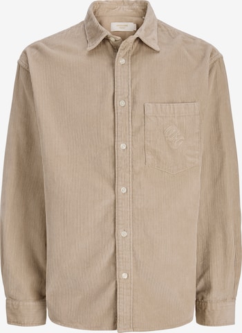 Chemise 'JORFREDERIKSBERG' JACK & JONES en gris : devant